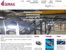 Tablet Screenshot of gimaxsrl.it